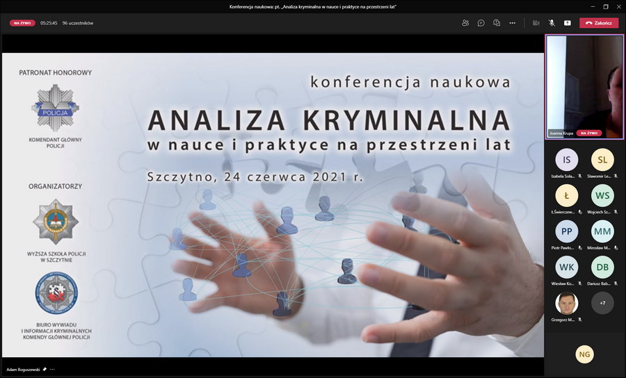 Konferencja Naukowa Analiza Kryminalna W Nauce I Praktyce Na