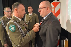 Wręczenie Brązowego Medalu Za Zasługi dla Straży Granicznej 