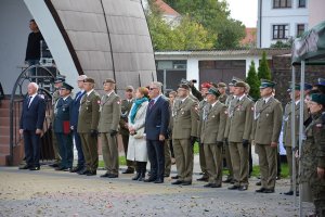 Przysięga żołnierzy 4. Warmińsko-Mazurskiej Brygady Obrony Terytorialnej w Morągu 