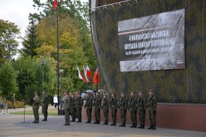 Przysięga żołnierzy 4. Warmińsko-Mazurskiej Brygady Obrony Terytorialnej w Morągu 