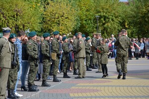 Przysięga żołnierzy 4. Warmińsko-Mazurskiej Brygady Obrony Terytorialnej w Morągu 