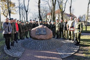 Uczniowie z Liceum Ogólnokształcącego w Bieżuniu w Centrum Szkolenia SG 