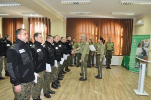 Zakończenie szkolenia w zakresie szkoły chorążych 