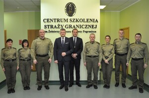Wizyta Komendanta Straży Marszałkowskiej w Centrum Szkolenia SG 