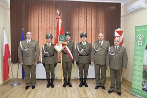Uroczyste pożegnanie z mundurem 
