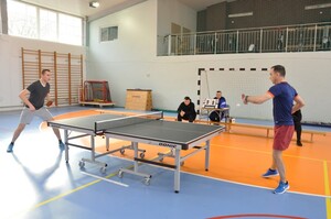Turniej tenisa stołowego w Centrum Szkolenia SG 