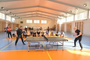 Turniej tenisa stołowego w Centrum Szkolenia SG 