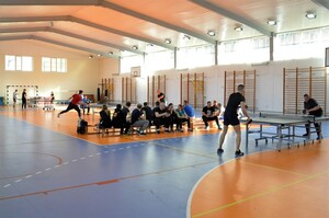 Turniej tenisa stołowego w Centrum Szkolenia SG 