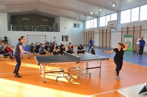 Turniej tenisa stołowego w Centrum Szkolenia SG 