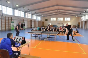 Turniej tenisa stołowego w Centrum Szkolenia SG 