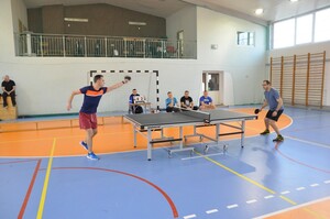 Turniej tenisa stołowego w Centrum Szkolenia SG 