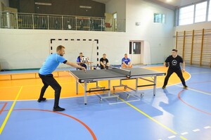 Turniej tenisa stołowego w Centrum Szkolenia SG 