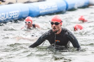 Funkcjonariusze Centrum Szkolenia SG w Kętrzynie reprezentowali Straż Graniczną w LOTTO TRIATHLON ENERGY Mrągowo 2021 