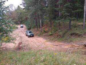 Szkolenie z jazdy pojazdami terenowymi w Podlaskim Oddziale Straży Granicznej 