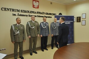 Wręczenie Złotych Medali Zasługi Policyjnego Klubu Sportowego Mazury 