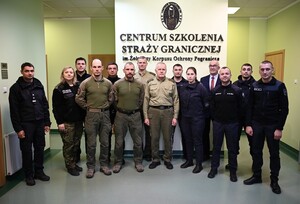 Policjanci z Mołdawii w Centrum Szkolenia Straży Granicznej 