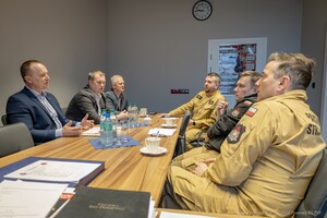 Kadra PSP zorganizuje szkolenie instruktorskie dla pilotów bezzałogowych statków powietrznych Straży Granicznej 