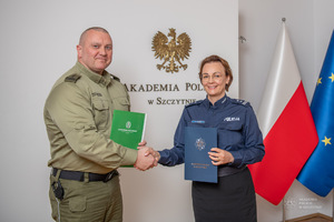 Doskonała współpraca między Akademią Policji w Szczytnie a CSSG w Kętrzynie