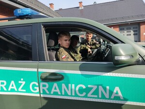 Młodzież z Bieżunia przez 5 dni poznawała służbę w Straży Granicznej 