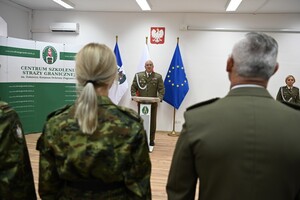 Uroczysta zbiórka w Centrum Szkolenia Straży Granicznej 