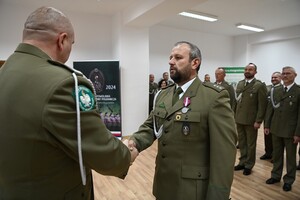 Uroczysta zbiórka w Centrum Szkolenia Straży Granicznej 