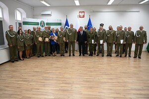 Uroczysta zbiórka w Centrum Szkolenia Straży Granicznej 