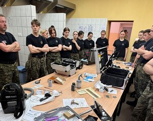 Sala do zajęć praktycznych techników kryminalistyki 