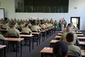 Egzamin na kursie oficerskim 