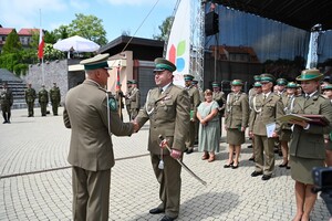 Uroczyste zakończenie służby funkcjonariusza CSSG 