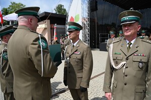 Wręczenie odznaki pamiątkowej SG 