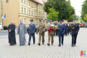 Delegacja podczas uroczystości 