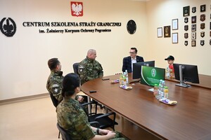 Wizyta Burmistrza w Centrum Szkolenia SG 