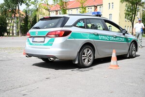 Pojazdy Straży Granicznej w akcji 