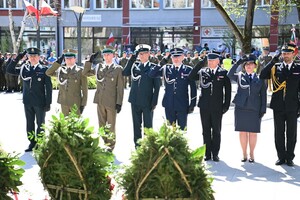 Delegacja podczas obchodów wojewódzkich 