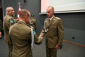 Wręczenie odznaki Straży Granicznej 
