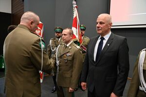 Wręczenie medali z okazji 35-lecia powołania Straży Granicznej 