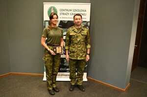 Uroczyste zakończenie szkoły chorążych w CSSG 