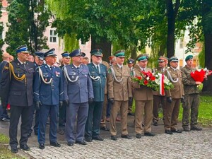 Delegacja służb mundurowych 