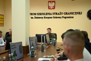 Wizyta studyjna delegacji Policji Granicznej Republiki Mołdawii w Kętrzynie 