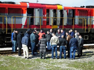 Uczestnicy szkolenia na zajęciach praktycznych 