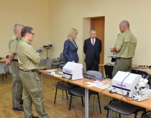 Prezentacja pracowni kryminalistycznej 